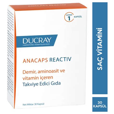 Ducray anacaps reactiv kapsül
